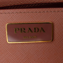 Medium Saffiano Lux Galleria Double Zip Tote