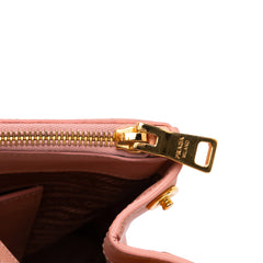 Medium Saffiano Lux Galleria Double Zip Tote