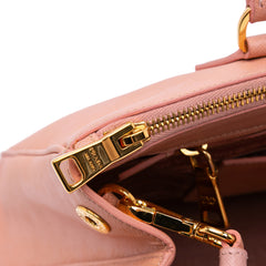 Medium Saffiano Lux Galleria Double Zip Tote