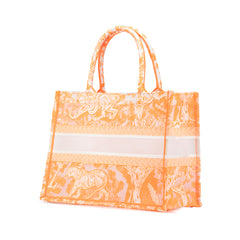 Medium Toile de Jouy Book Tote