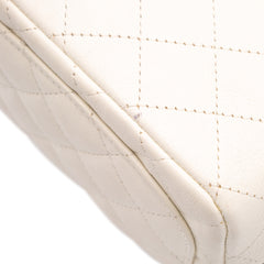 Mini Square Classic Crumpled Calfskin Single Flap