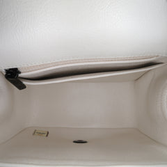 Mini Square Classic Crumpled Calfskin Single Flap