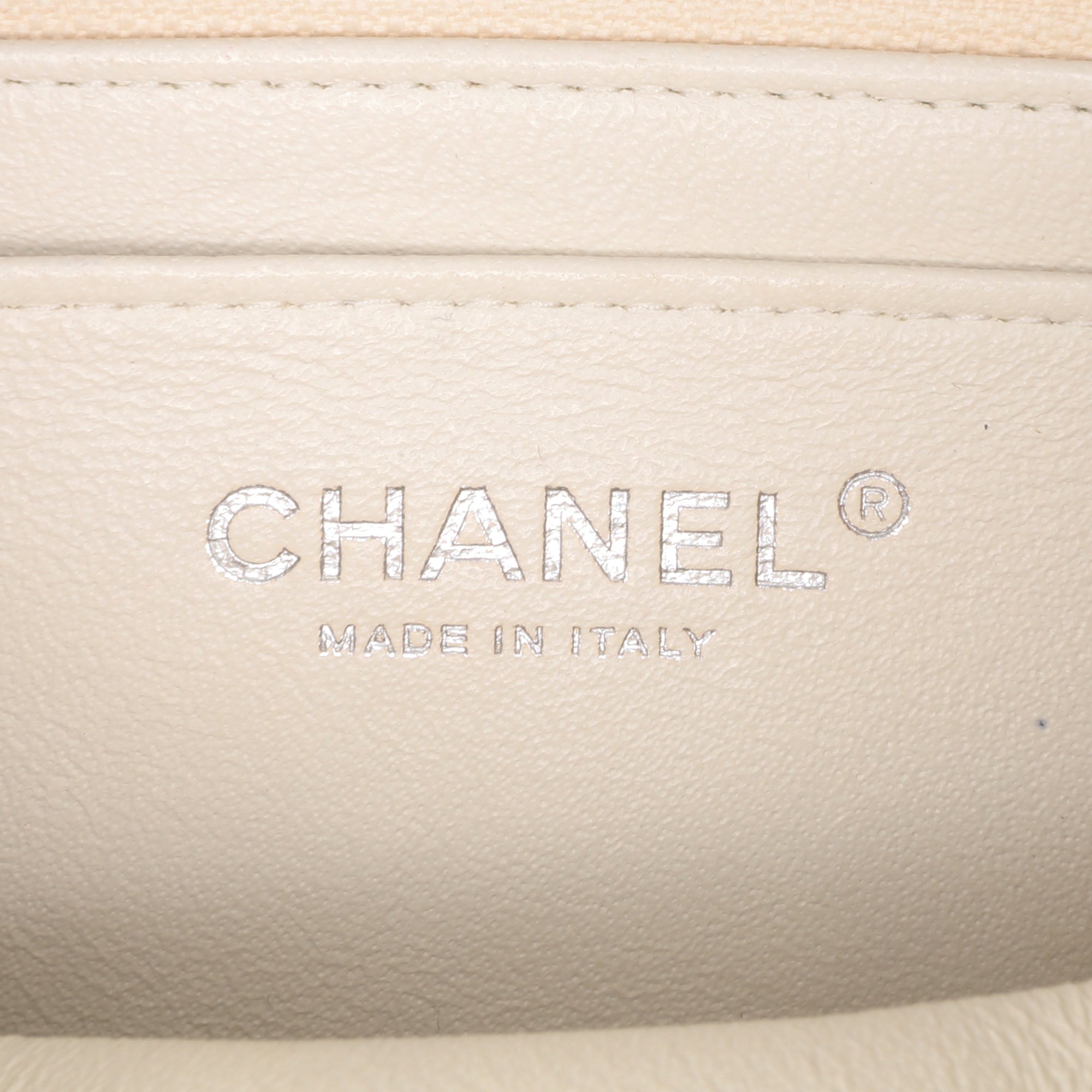 Mini Square Classic Crumpled Calfskin Single Flap