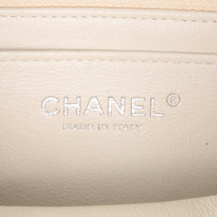 Mini Square Classic Crumpled Calfskin Single Flap