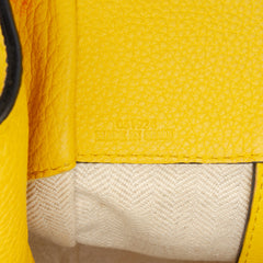 Small Grained Calfskin Drawstring Hammock Satchel