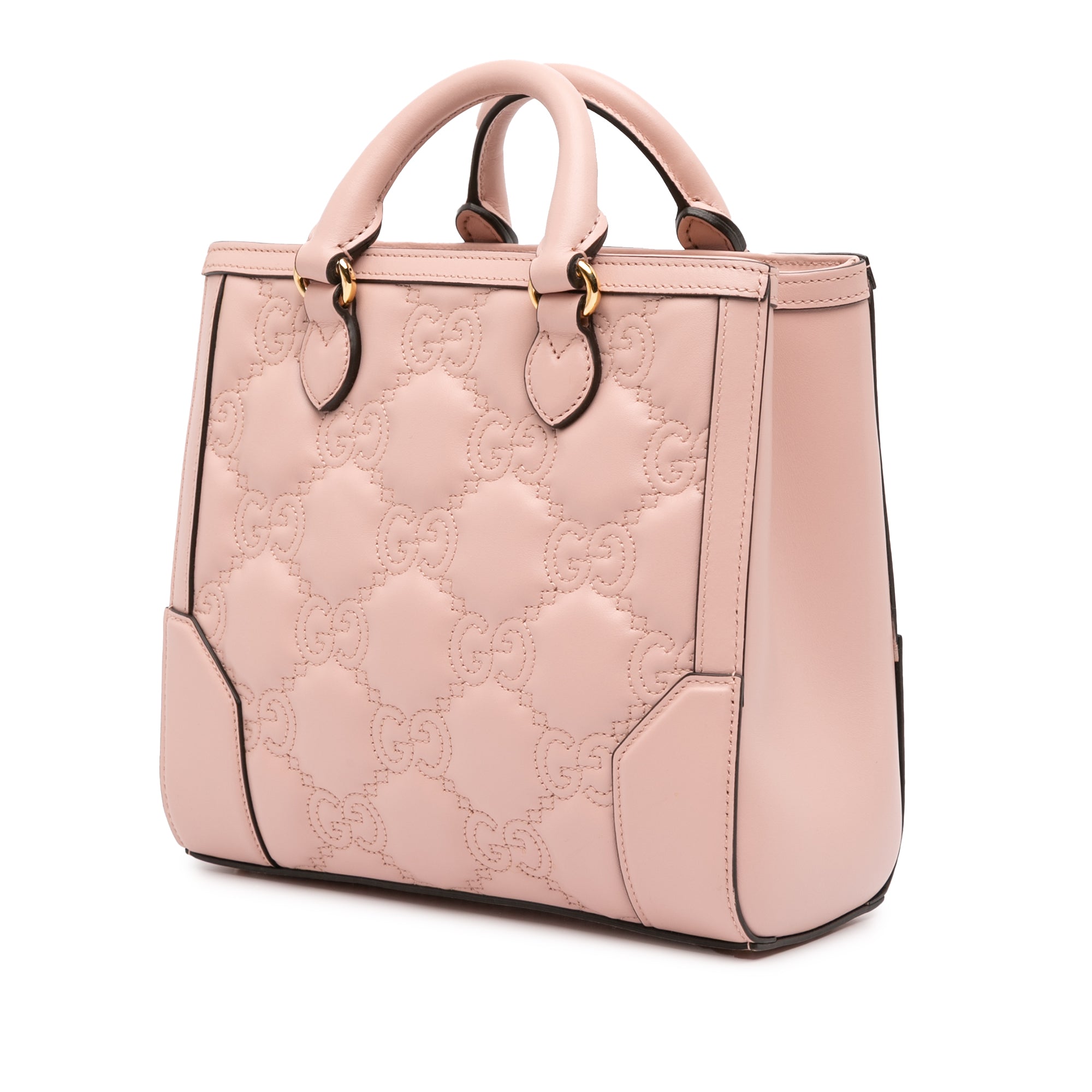 Mini GG Matelasse Leather Top Handle Bag