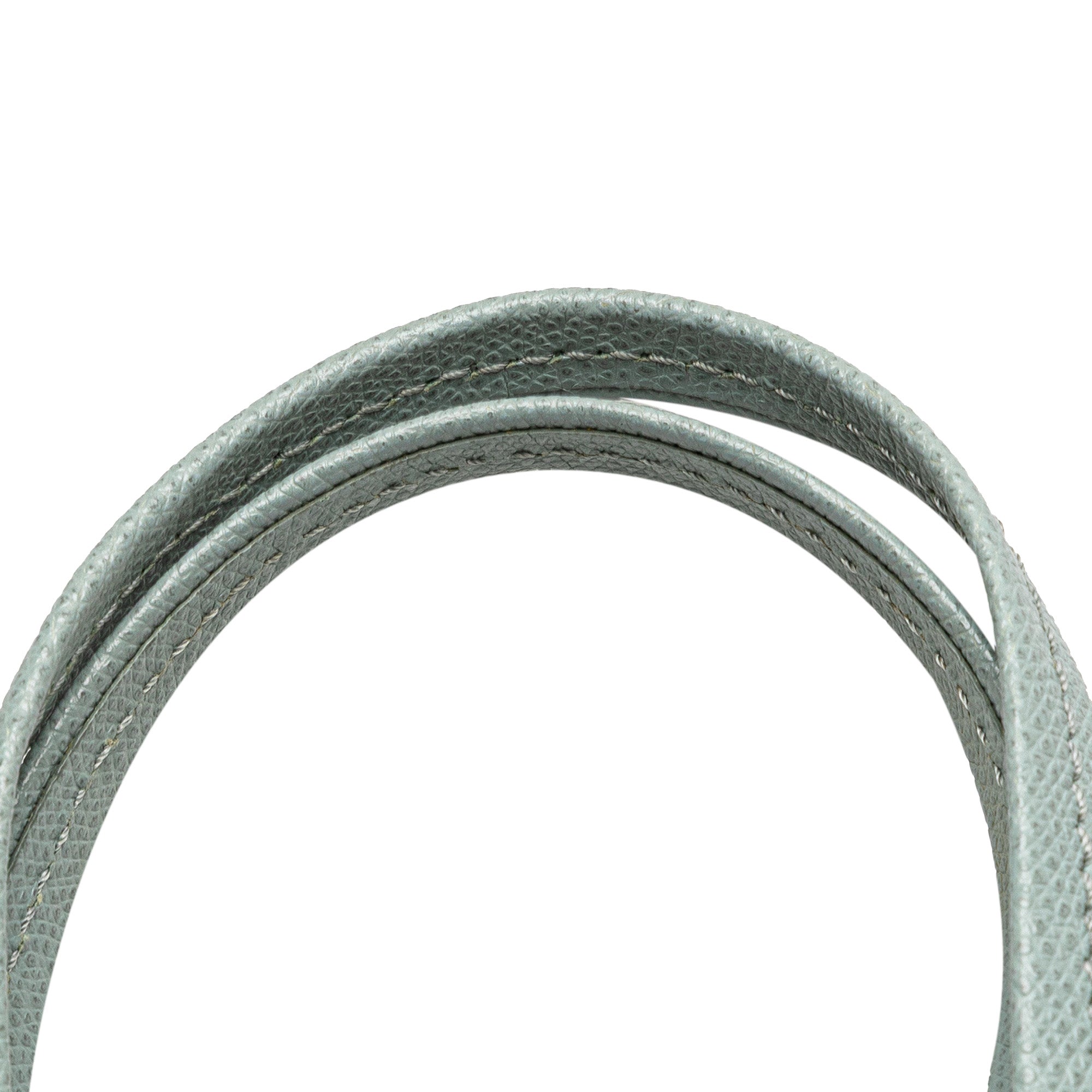 Small Bicolor Leather Vertical Cabas