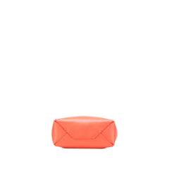 Small Bicolor Leather Vertical Cabas
