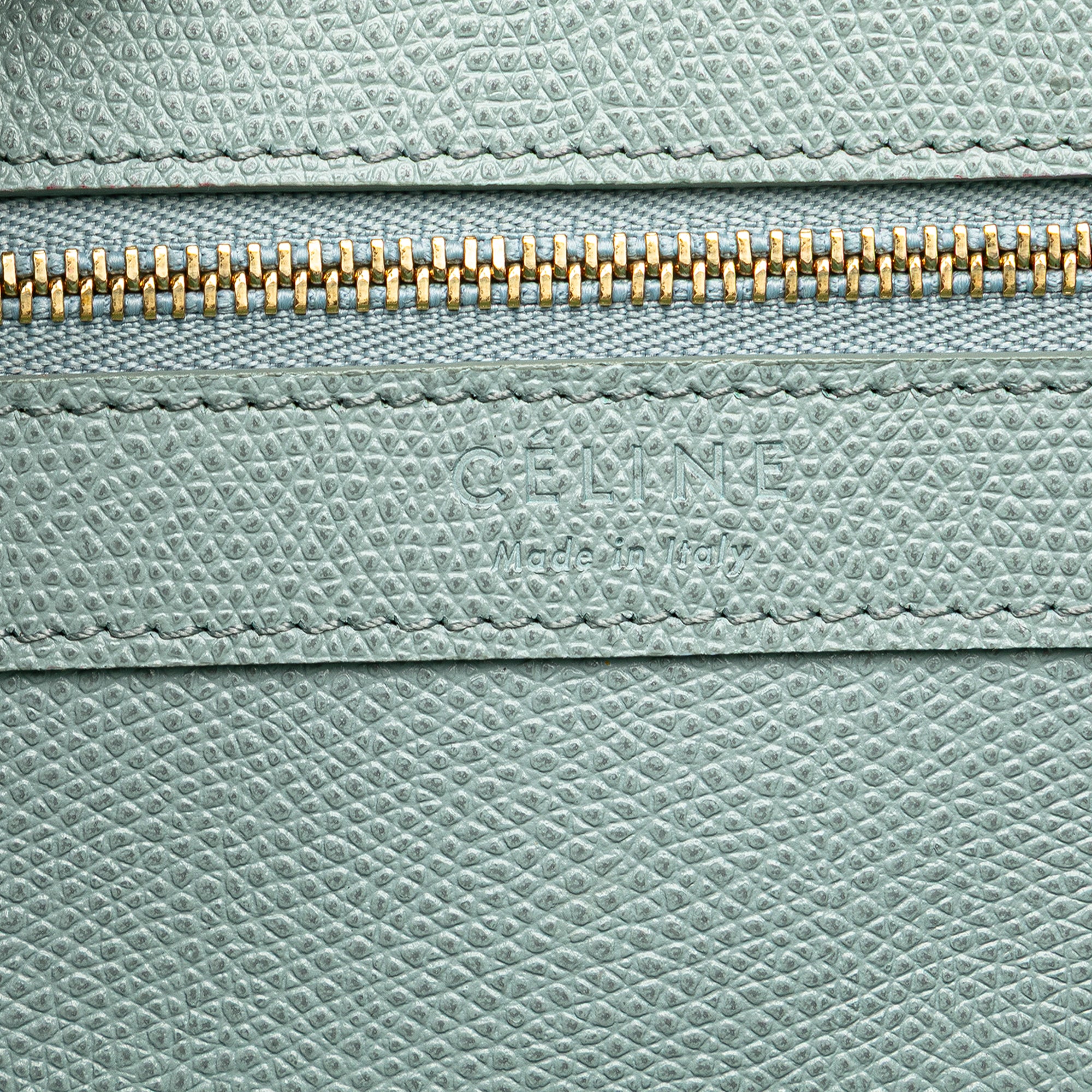 Small Bicolor Leather Vertical Cabas