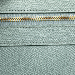 Small Bicolor Leather Vertical Cabas