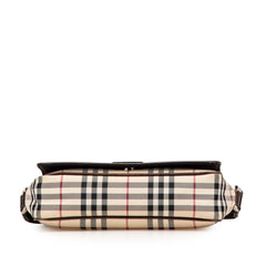 House Check Canvas Flap Crossbody