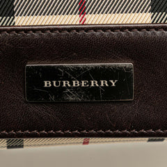 House Check Canvas Flap Crossbody