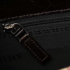 House Check Canvas Flap Crossbody