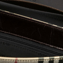House Check Canvas Flap Crossbody
