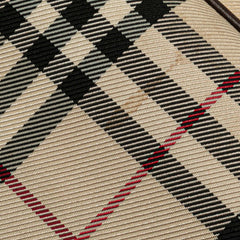 House Check Canvas Flap Crossbody