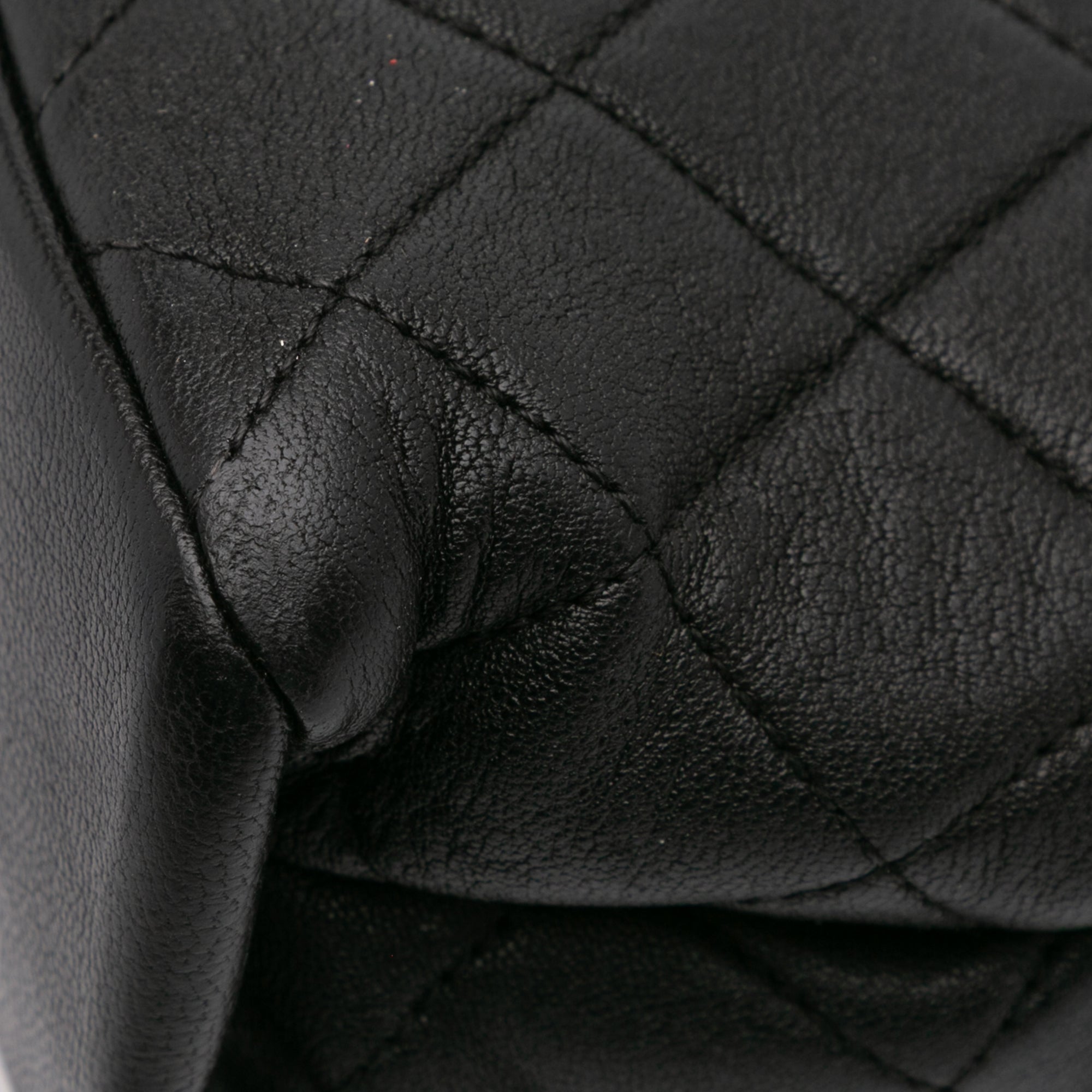 Quilted Lambskin Burgundy Rocks Flap