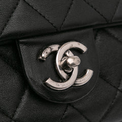 Quilted Lambskin Burgundy Rocks Flap