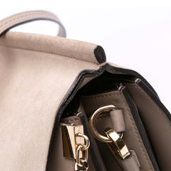 Medium Leather Faye Shoulder Bag
