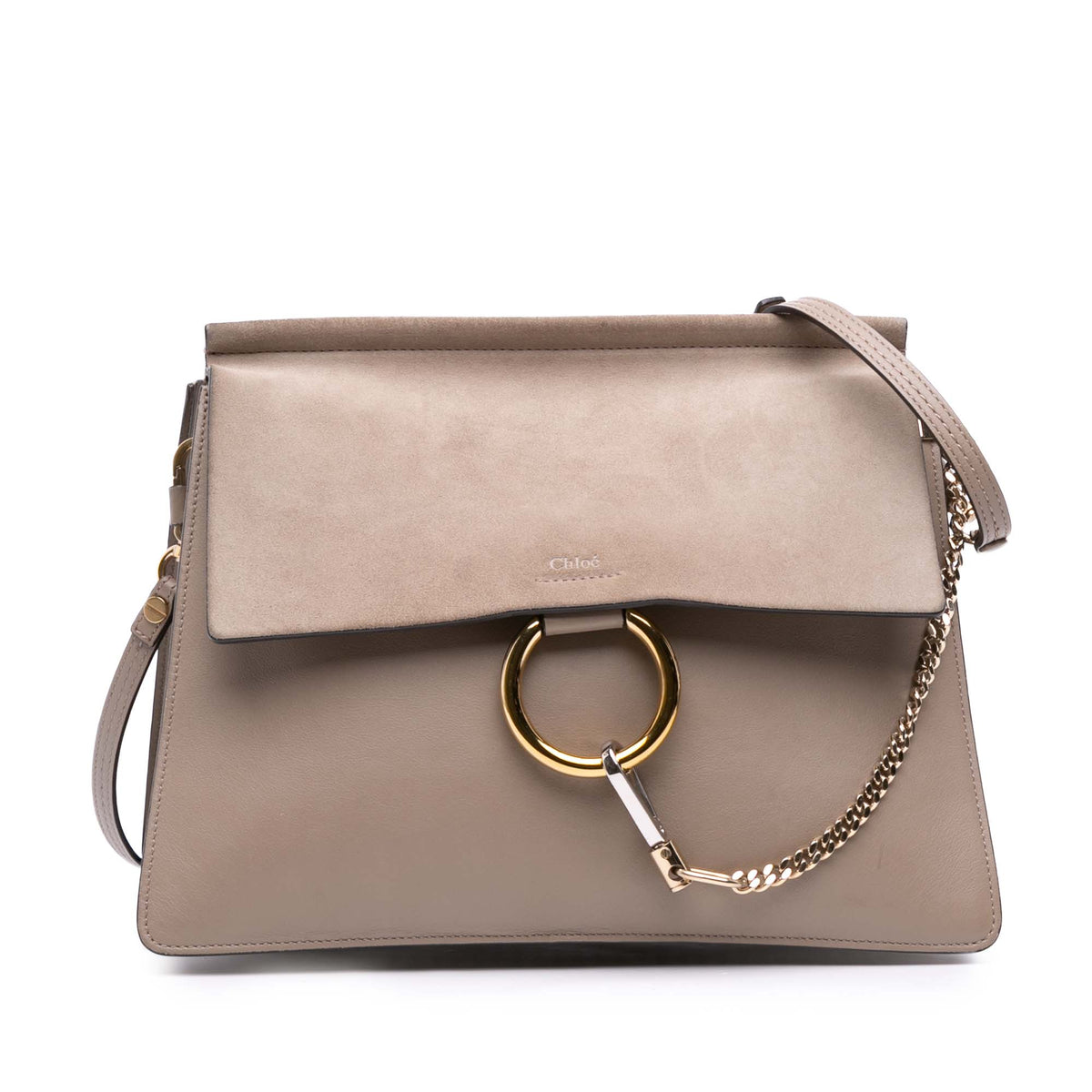 Medium Leather Faye Shoulder Bag