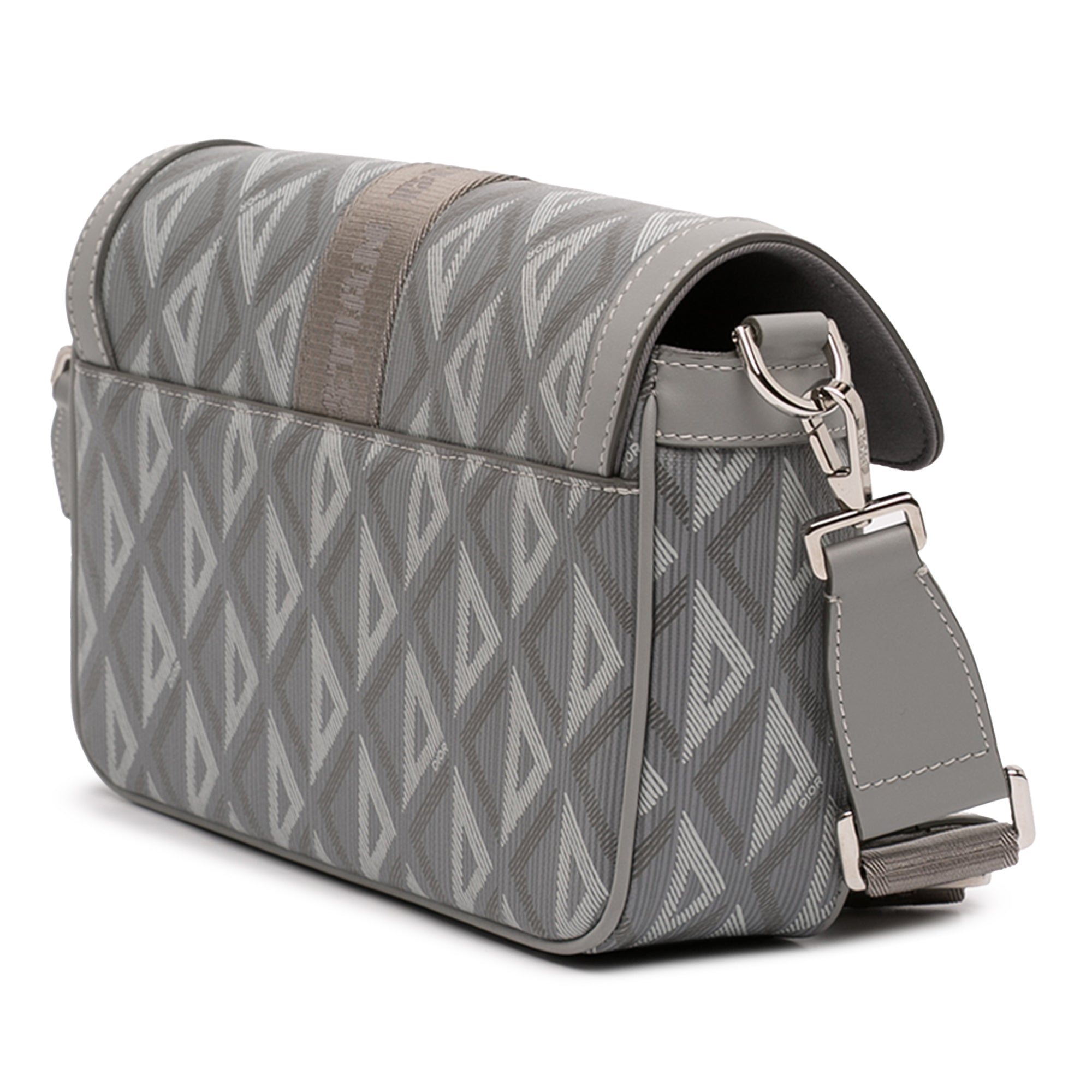 Mini Coated Canvas CD Diamond Hit The Road Messenger Bag
