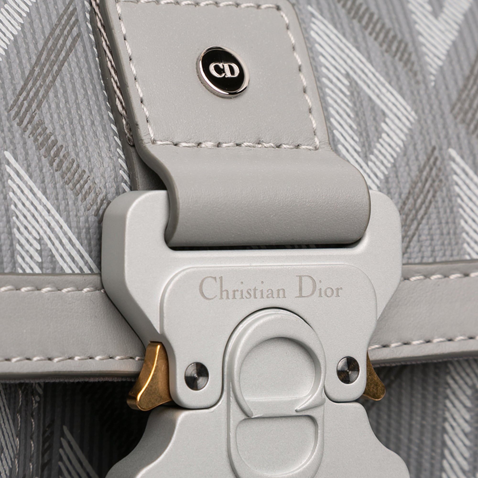 Mini Coated Canvas CD Diamond Hit The Road Messenger Bag