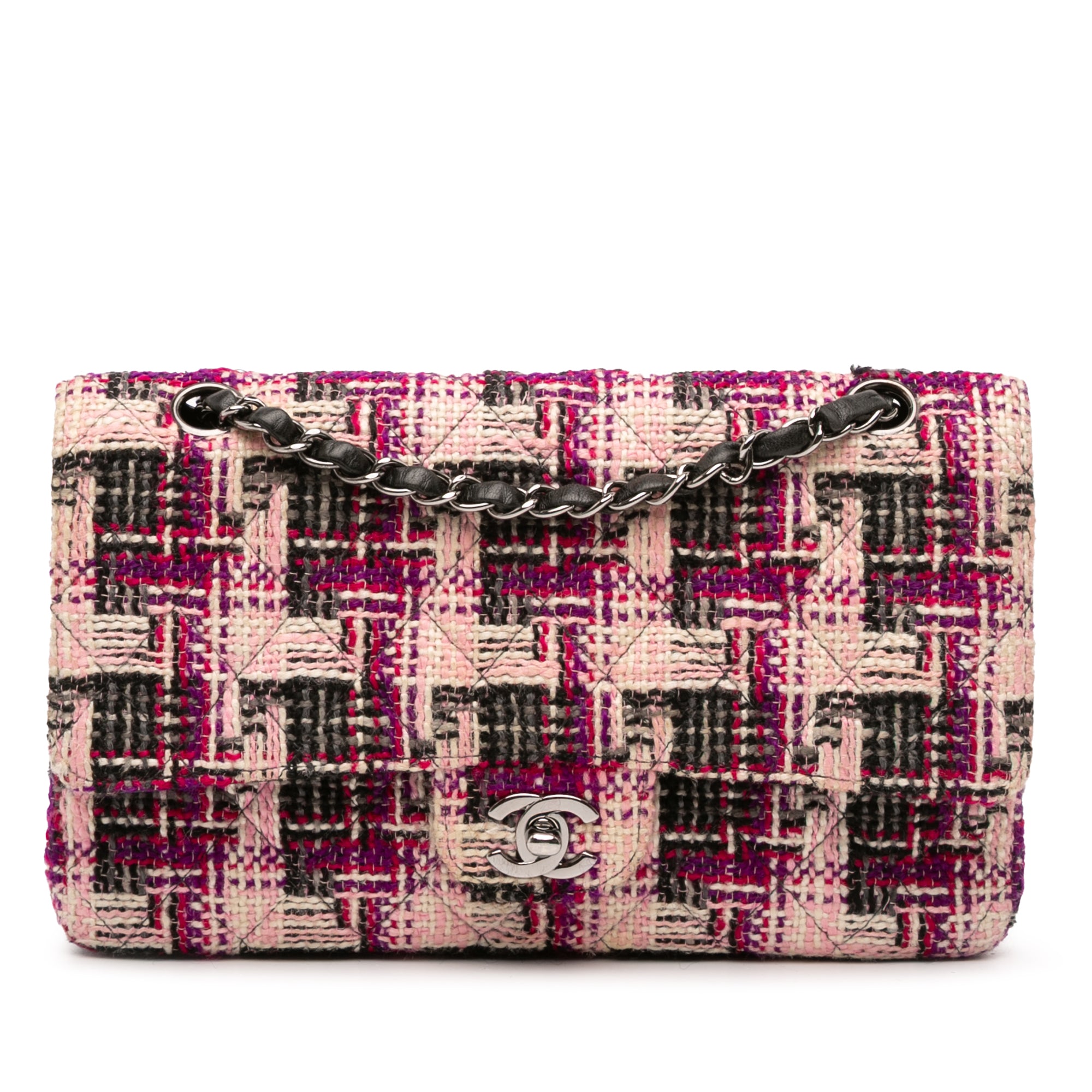 Medium Classic Tweed Double Flap