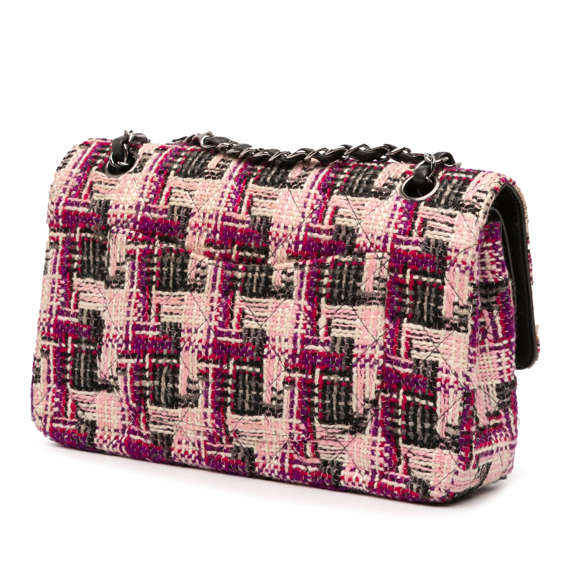 Medium Classic Tweed Double Flap