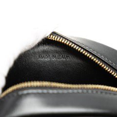 Small Calfskin Cuir Triomphe Oval Crossbody