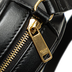 Small Calfskin Cuir Triomphe Oval Crossbody
