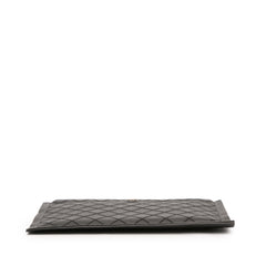 CC Stitched Lambskin Clutch
