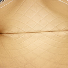 CC Stitched Lambskin Clutch