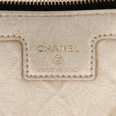 CC Stitched Lambskin Clutch