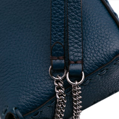 Mini Leather Selleria Baguette Satchel