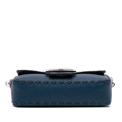 Mini Leather Selleria Baguette Satchel
