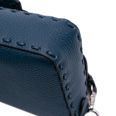 Mini Leather Selleria Baguette Satchel