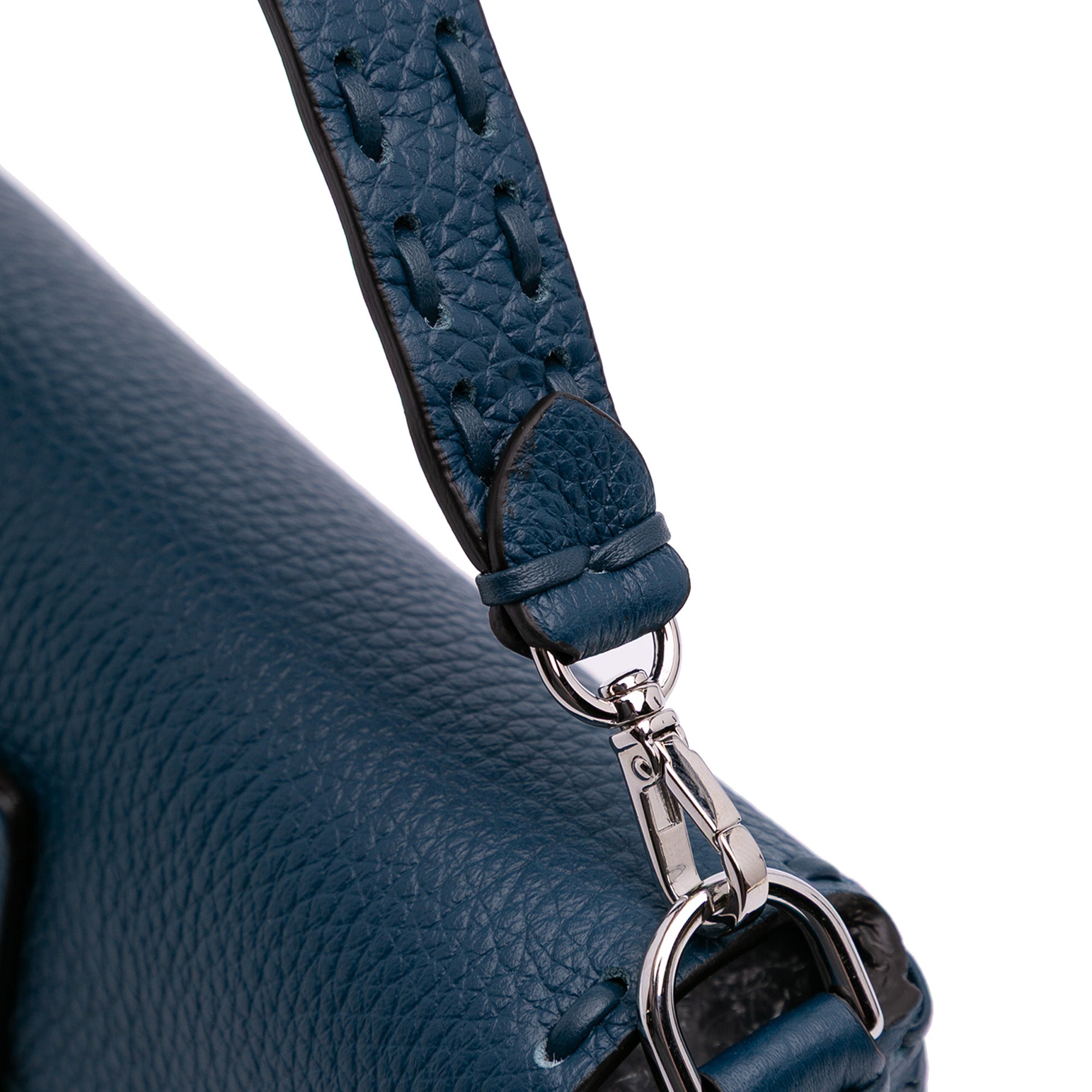 Mini Leather Selleria Baguette Satchel