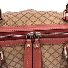 Diamante Canvas Sukey Satchel