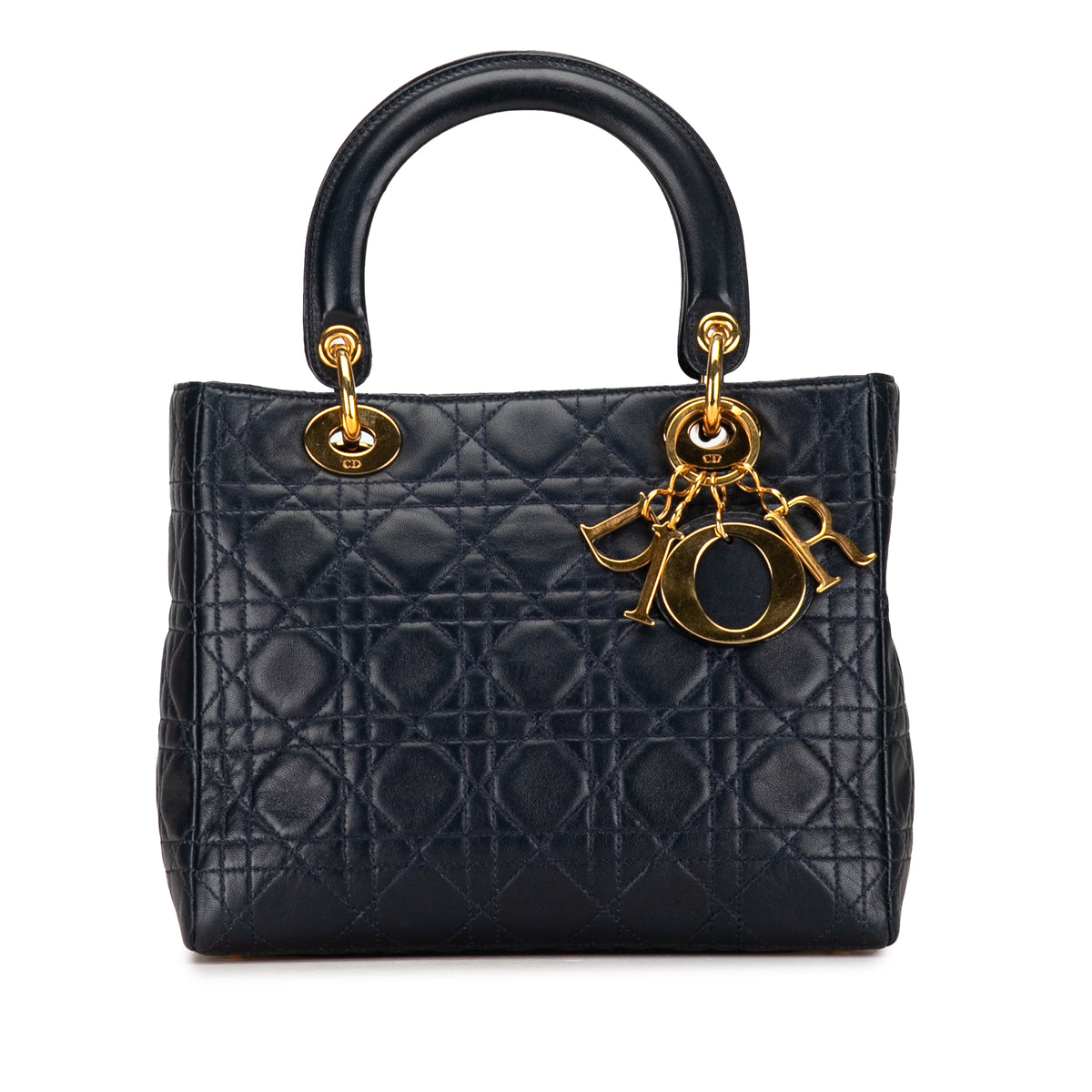 Medium Lambskin Cannage Lady Dior_0