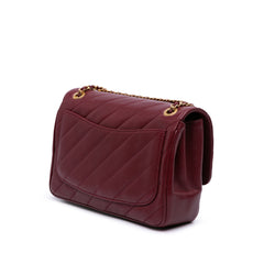 Diagonal Quilted Lambskin CC Signature Flap