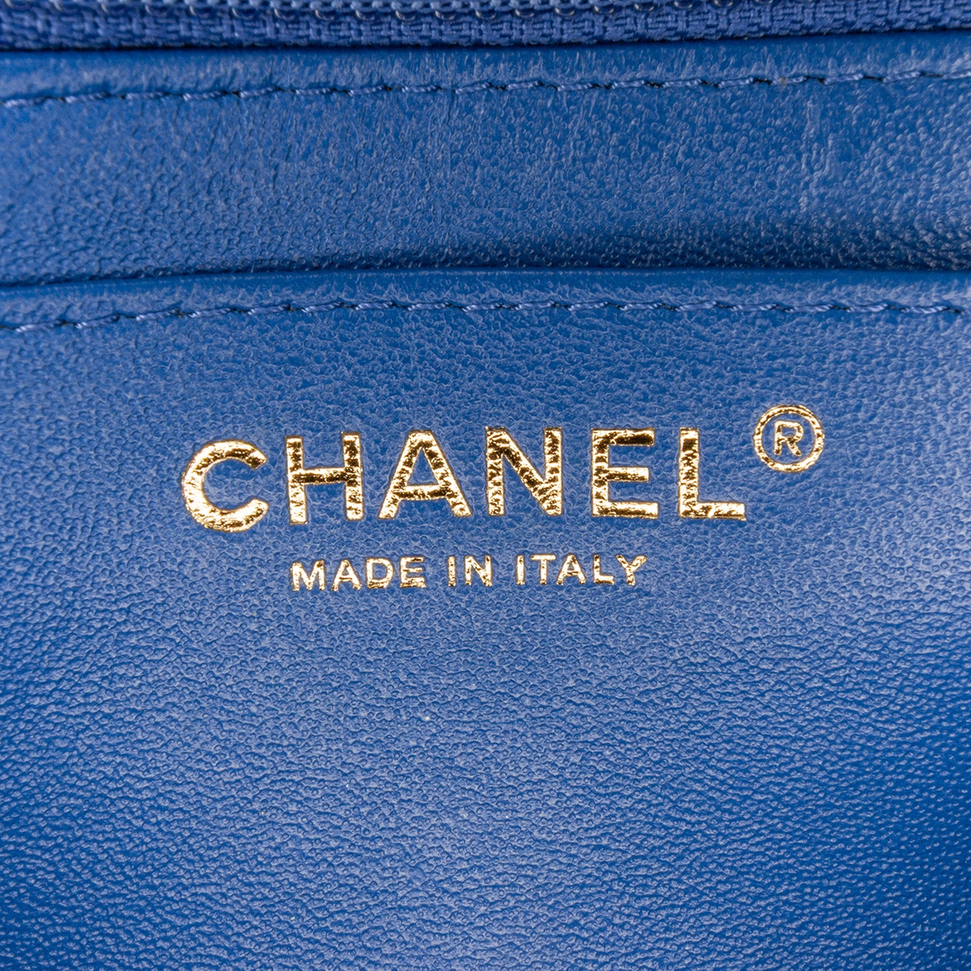 Mini Square Classic Chevron Lambskin Single Flap