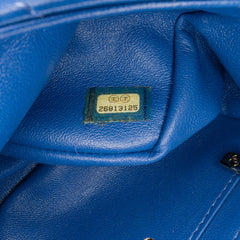Mini Square Classic Chevron Lambskin Single Flap