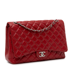 Maxi Classic Caviar Double Flap