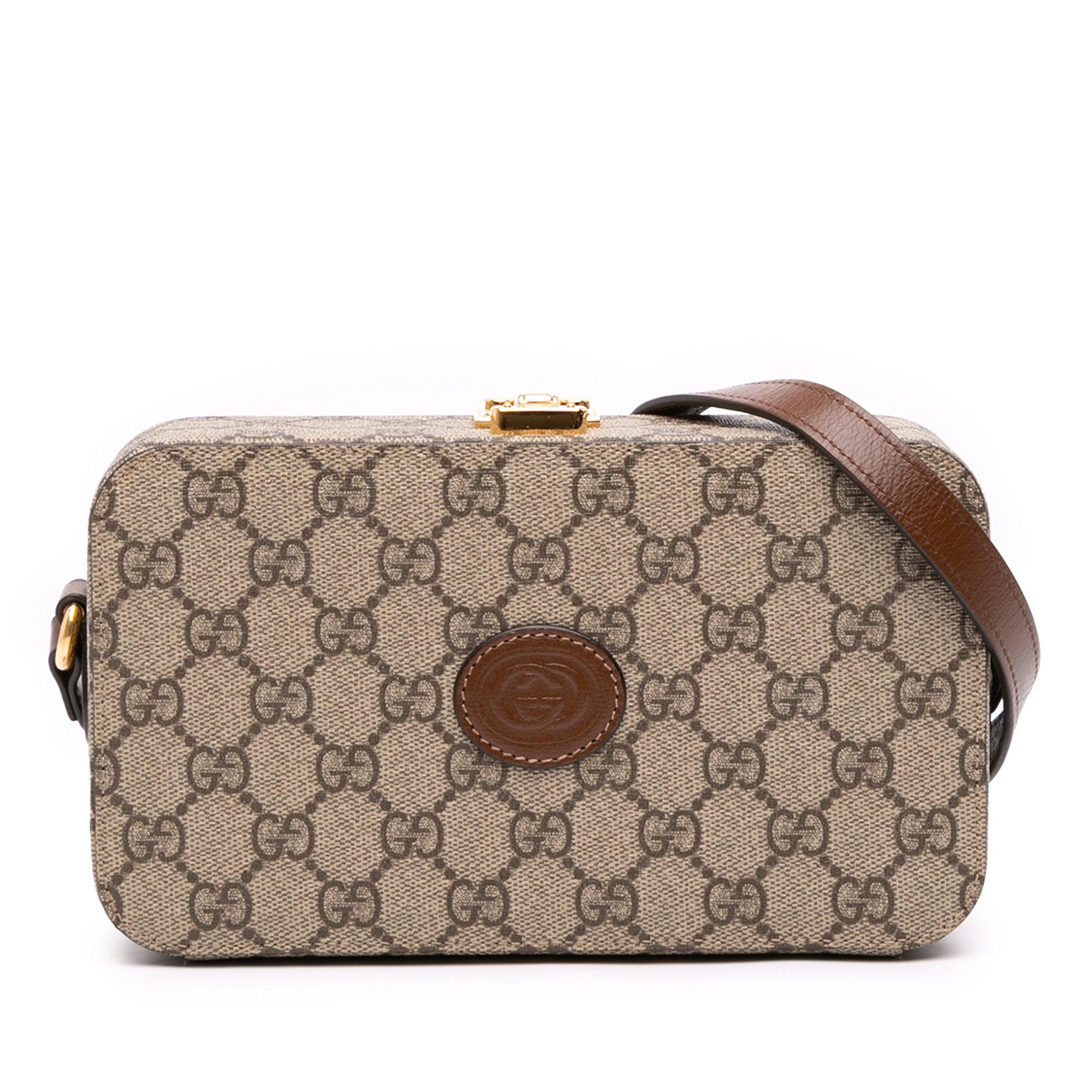 GG Supreme Interlocking G Crossbody