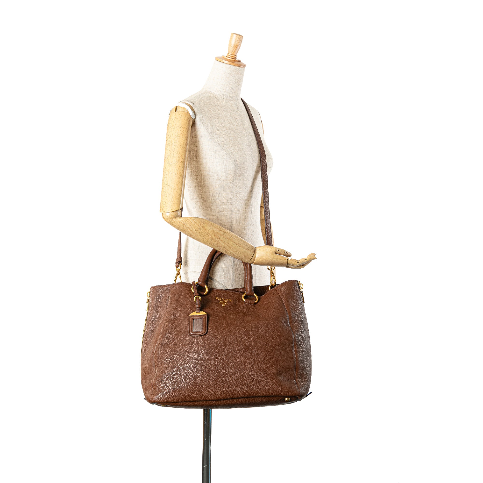 Vitello Daino Open Convertible Tote