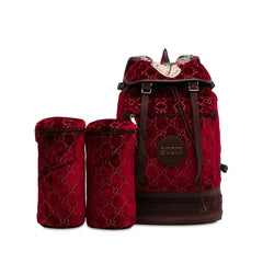 Large GG Velvet Heart Alpina Backpack