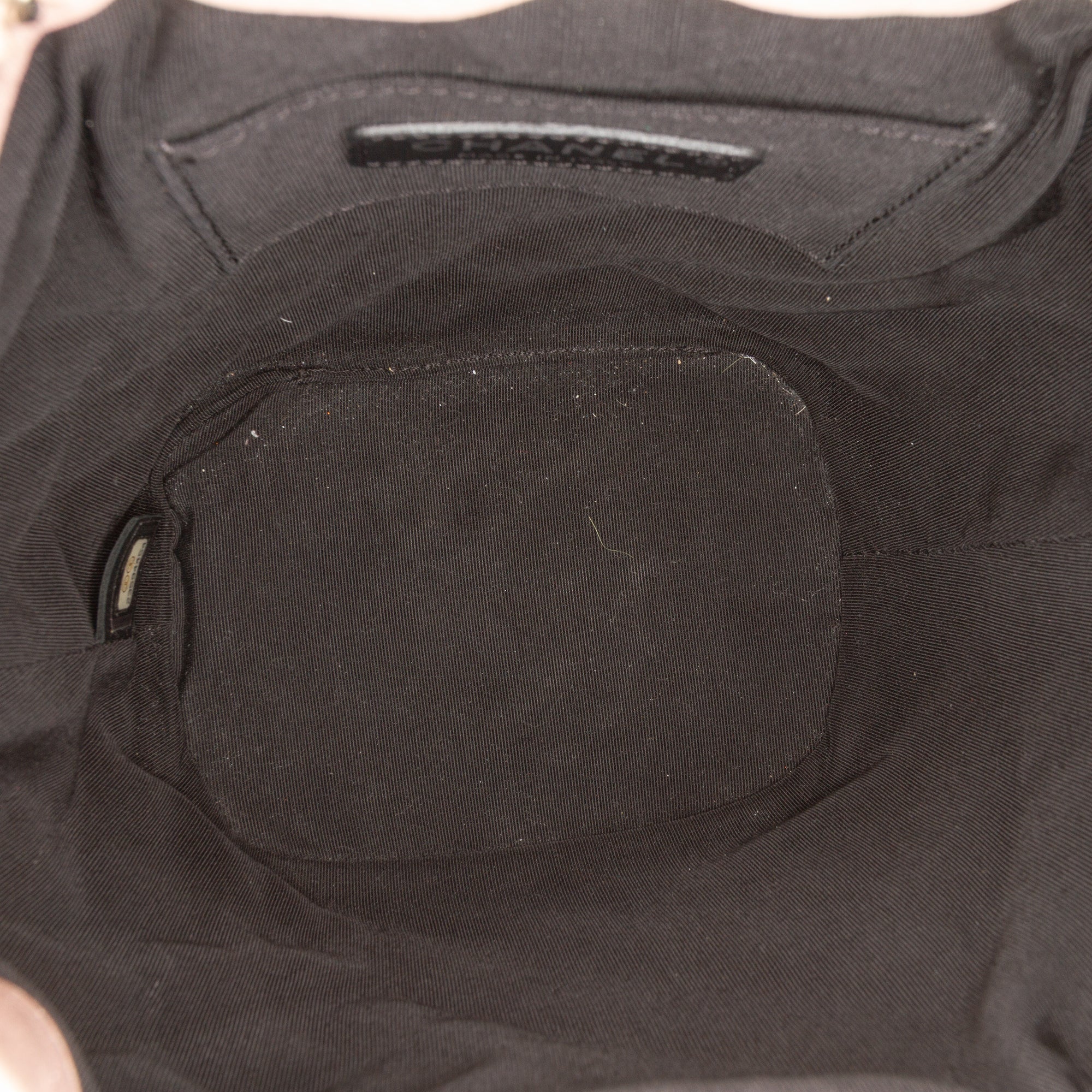 CC Quilted Lambskin Cuba Drawstring Bucket Bag