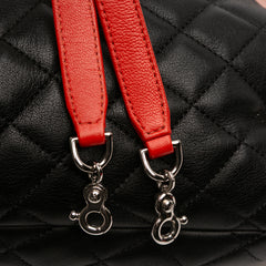 CC Quilted Lambskin Cuba Drawstring Bucket Bag