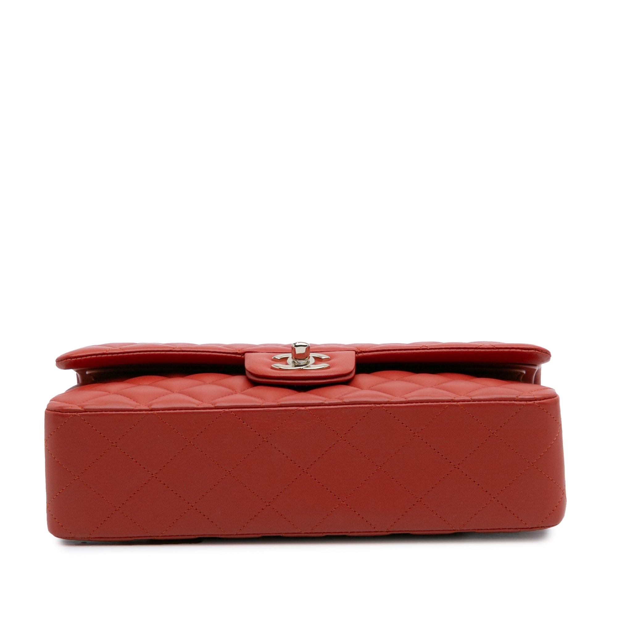 Medium Classic Lambskin Double Flap