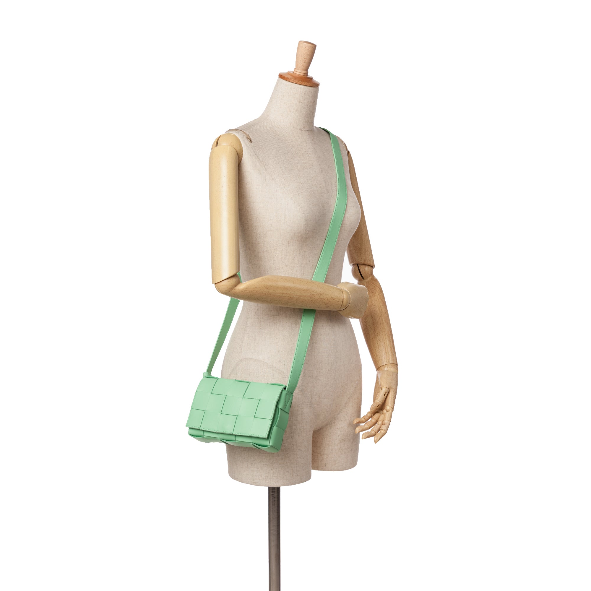 Small Nappa Intrecciato Cassette Crossbody