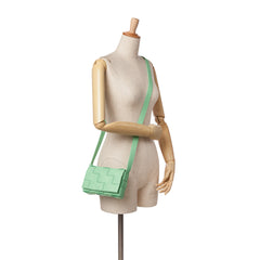 Small Nappa Intrecciato Cassette Crossbody